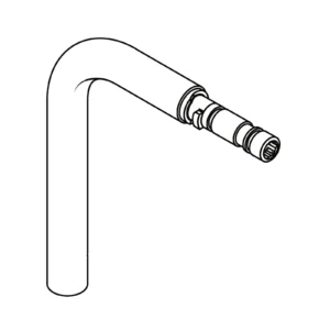 VR235-16 Oploop 145mm chroom (standaard uitvoering )