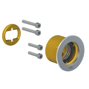 VR512-16 Rozet Ø66 mm, gat Ø38 mm chroom