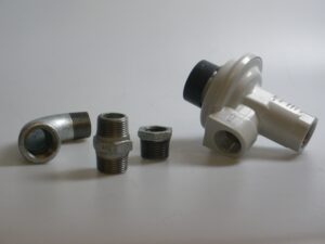GD4004 Gasdrukregelaar set aardgas, incl. nippels